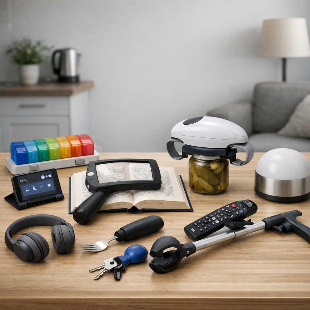 assistive tools daily life illustration for Assistive Tools for Daily Life: Unlock Effortless, Transformative Living