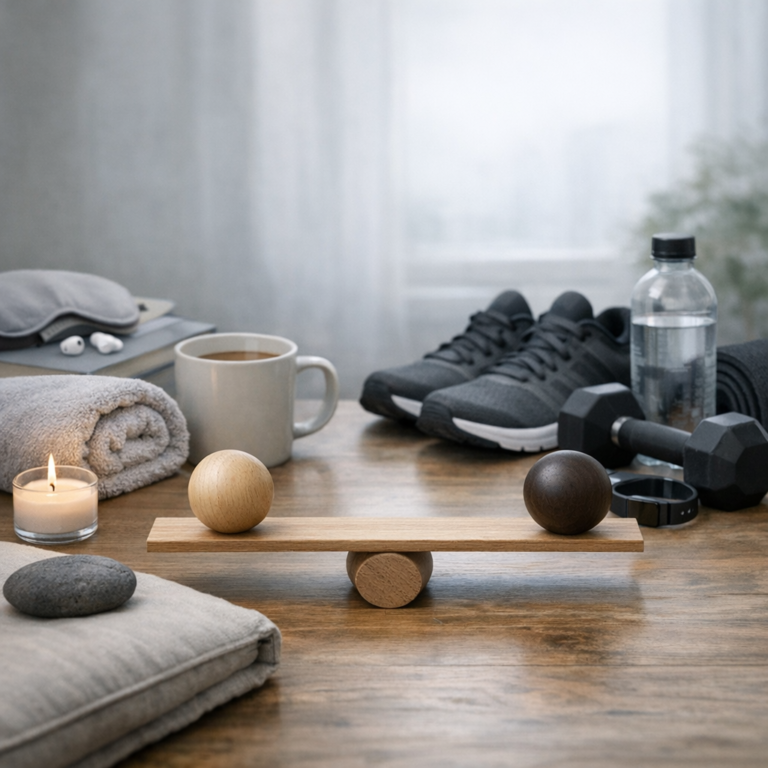 rest activity balance recovery illustration for Balancing Rest and Activity: Mastering Recovery Planning