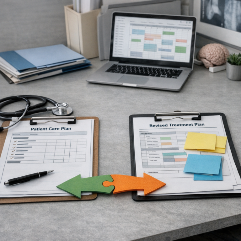 Illustration of Changing Treatment Coordination: Navigating Shifts in Care Plans