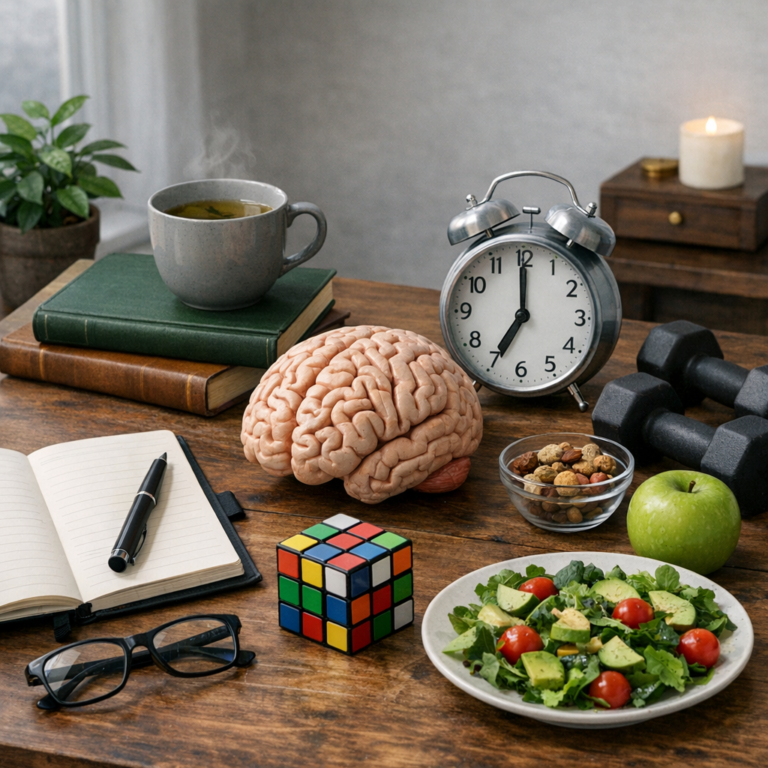 cognitive changes lifestyle illustration for Cognitive Changes: Transform Your Lifestyle for a Sharper Mind