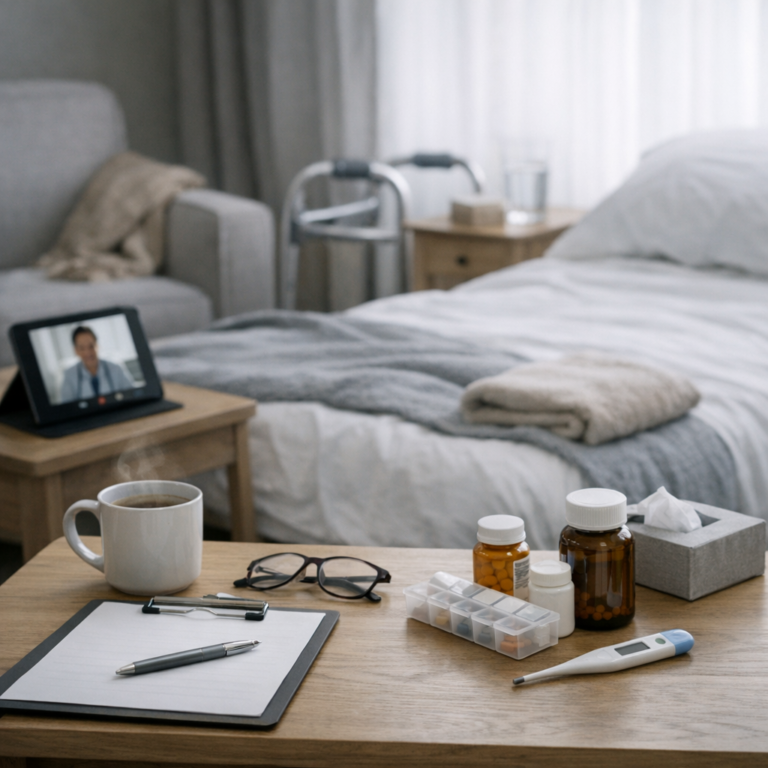 caregiver communication recovery illustration for Effective Caregiver Communication During Recovery