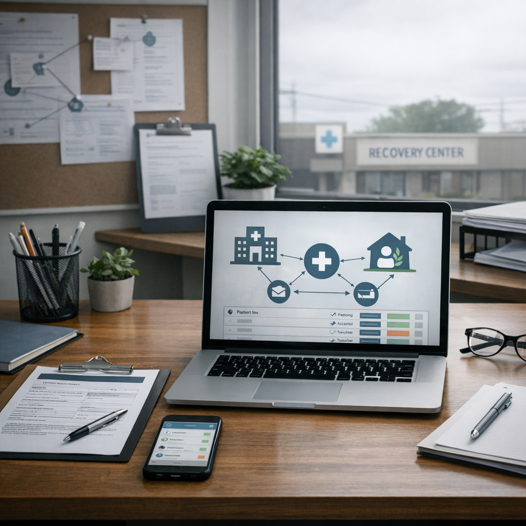 referral management recovery illustration for Effortless Referral Management: Streamlining Provider Connections for Recovery