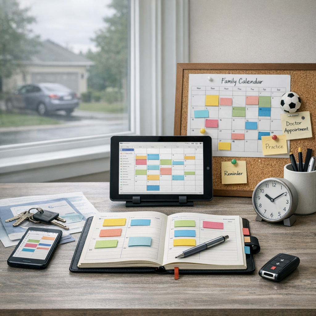 Illustration of Family Appointment Support: Streamlined Coordination