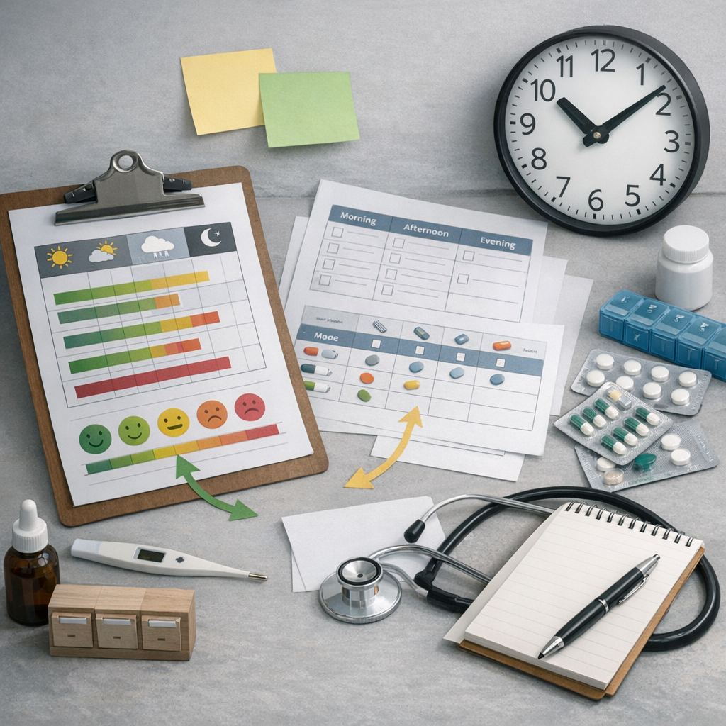 Illustration of Fluctuating Symptoms Coordination: Mastering Care Dynamics