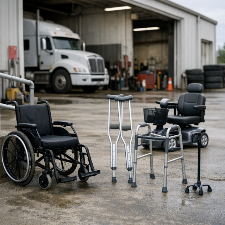 Illustration of Long Term Mobility Adjustments: Overcoming Truck Injury Challenges