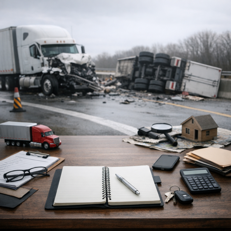 recovery planning truck accident illustration for Mastering Recovery Planning After a Truck Accident