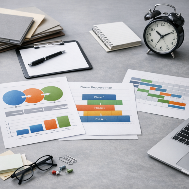 Illustration of Phased Care Coordination: Managing Plans Across Recovery Phases