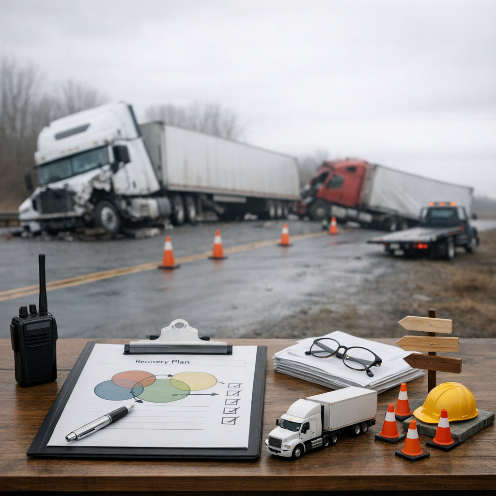 Illustration of Recovery Goal Coordination After Truck Accidents