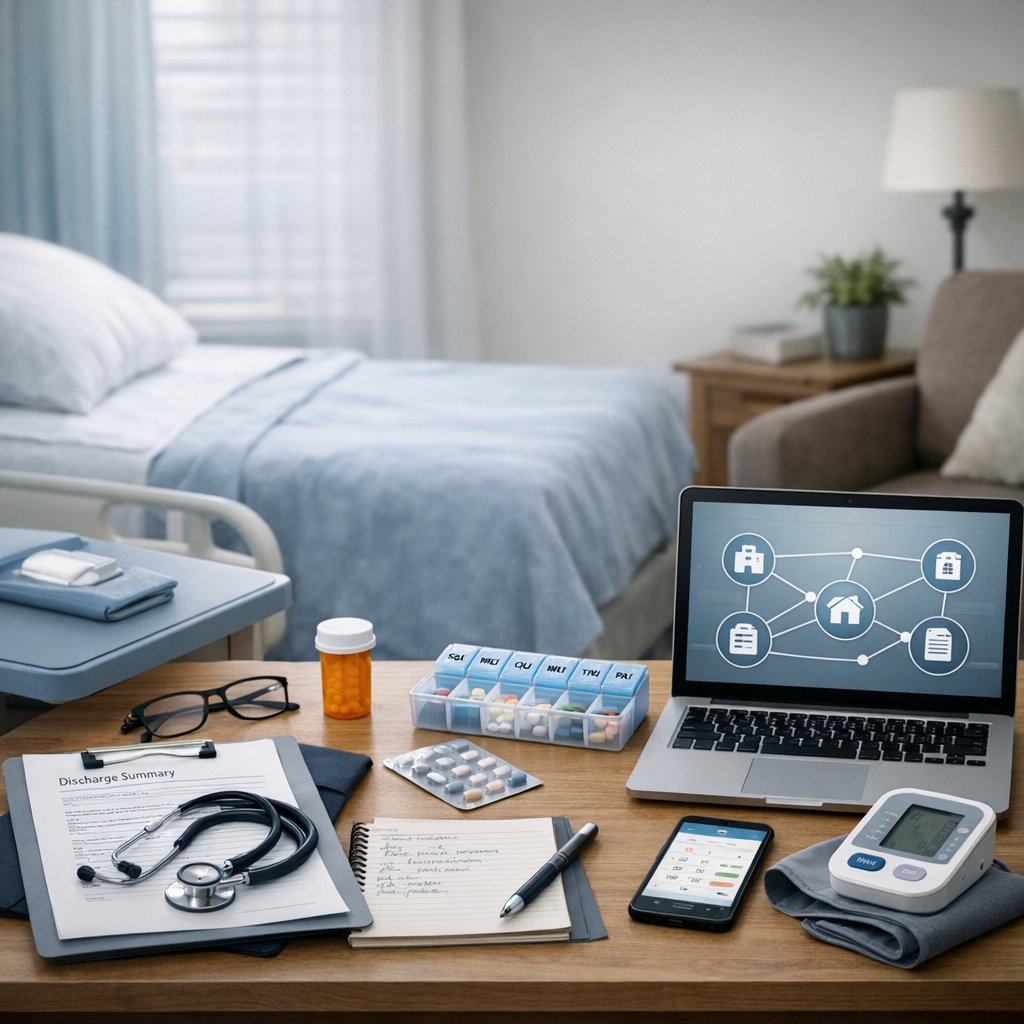 post discharge care coordination illustration for Seamless Post-Discharge Care Coordination