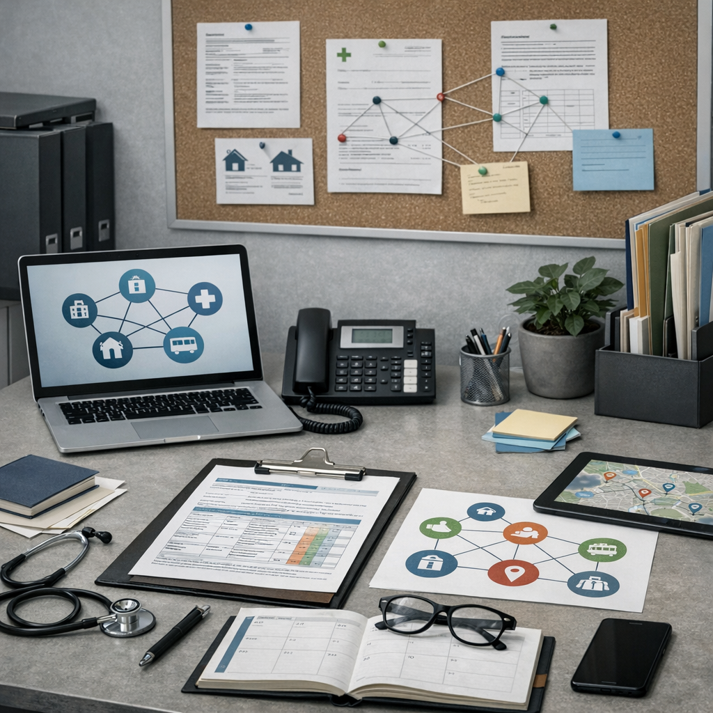 Illustration of Support Service Coordination: Enhancing Care Integration