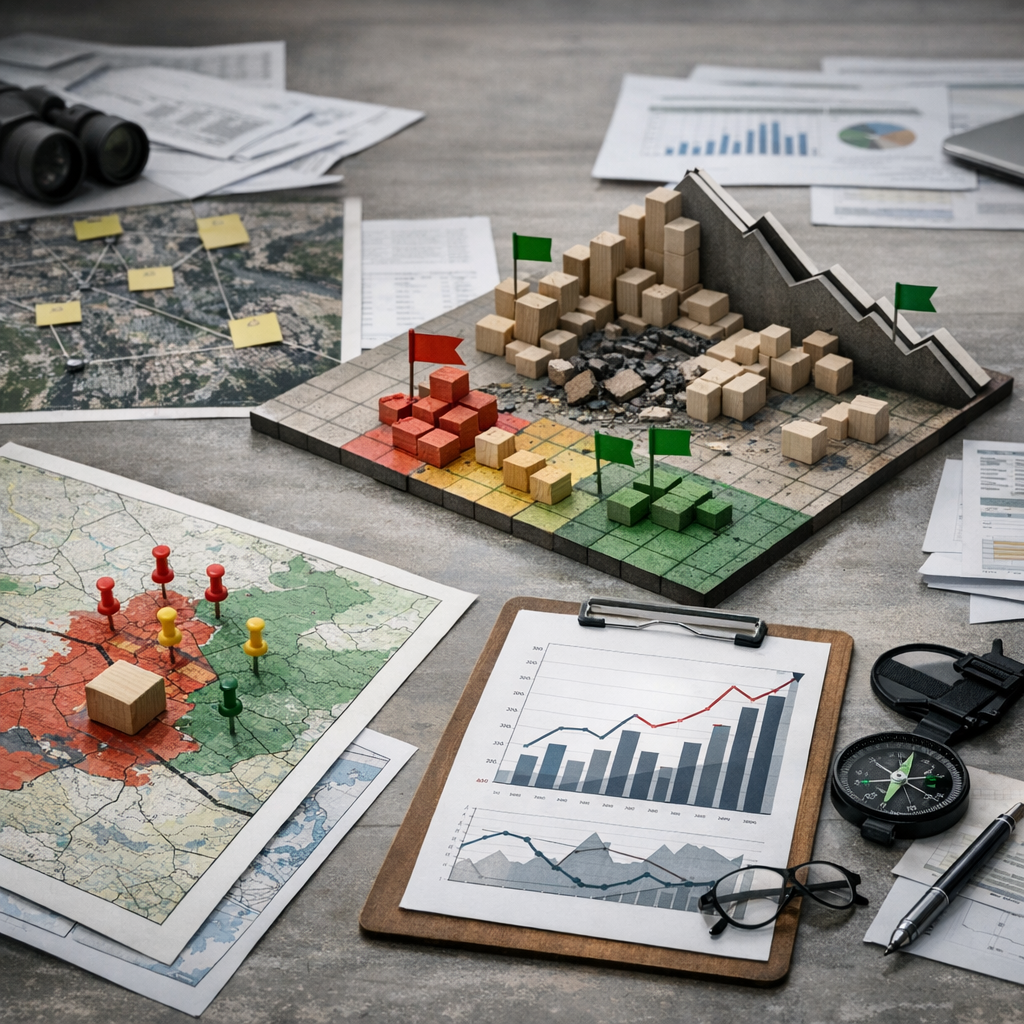 Illustration of Uneven Recovery Planning: Navigating Progress with Precision