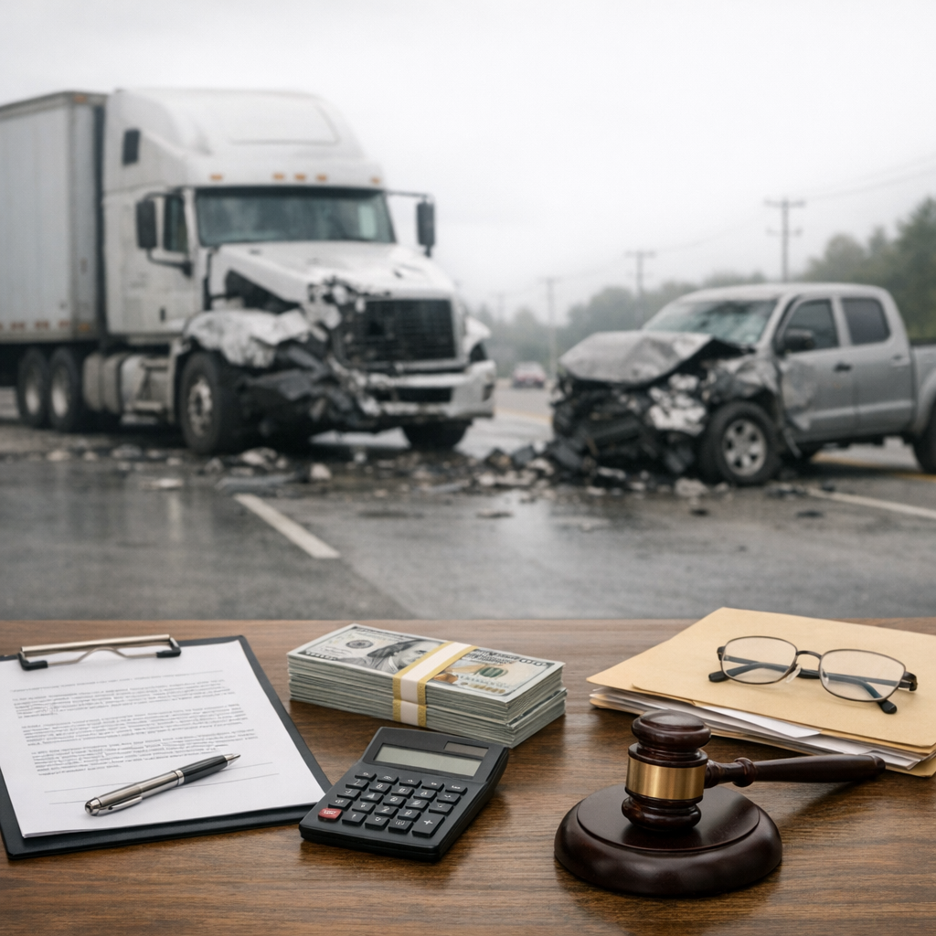 negotiate truck accident settlement illustration for Can You Negotiate a Truck Accident Settlement?