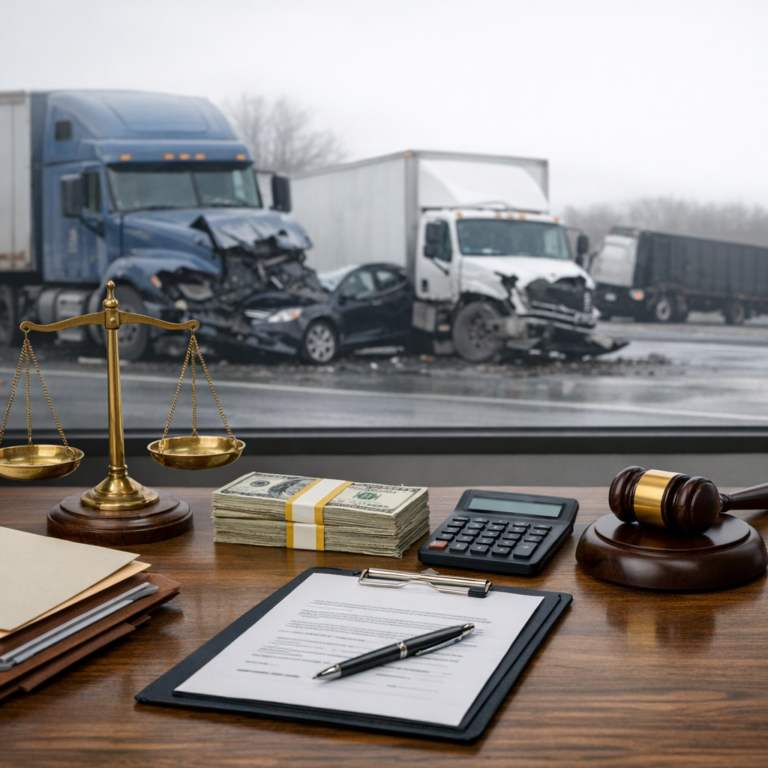 attorney fees truck accident settlement illustration for How Attorney Fees Affect Final Settlement Amounts in Truck Accident