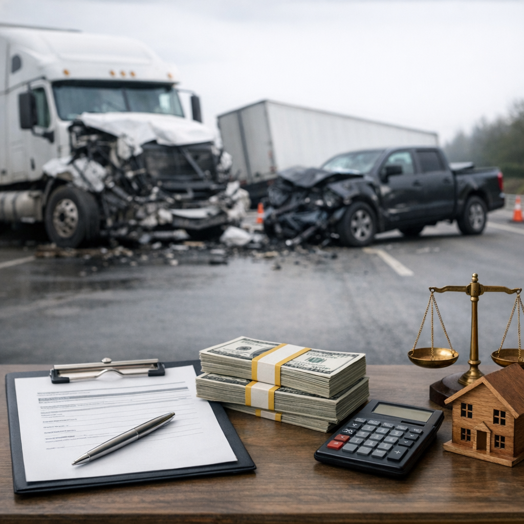 policy limits settlement truck accident illustration for How Insurance Policy Limits Affect Truck Accident Settlements