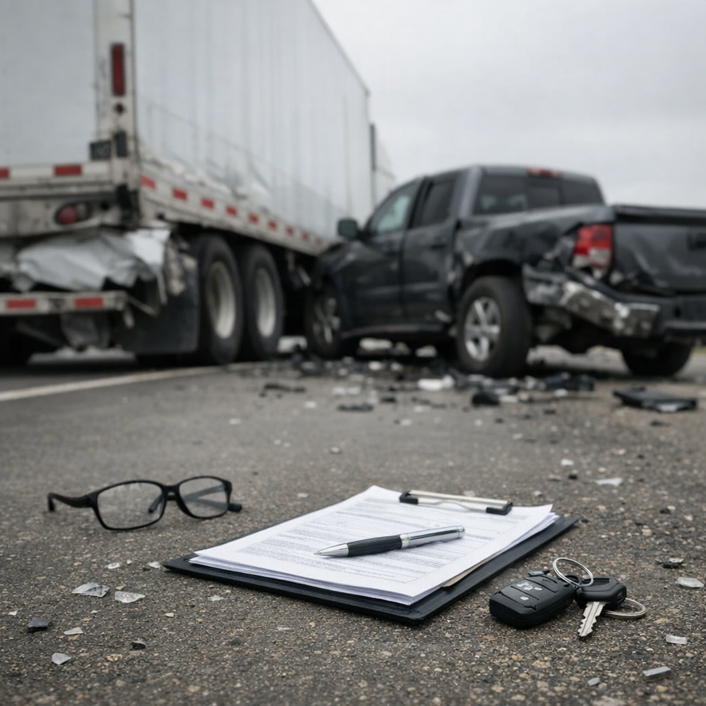 minor injury settlement truck accident illustration for How Minor Injuries Affect Truck Accident Settlement Amounts