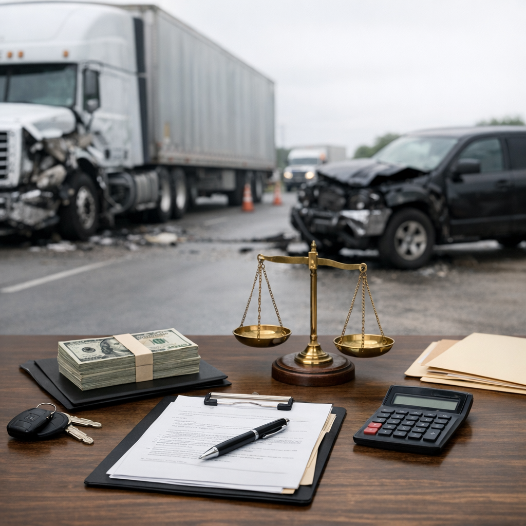 settlement negotiation truck accident illustration for How Settlement Negotiation Works in Truck Accident Cases