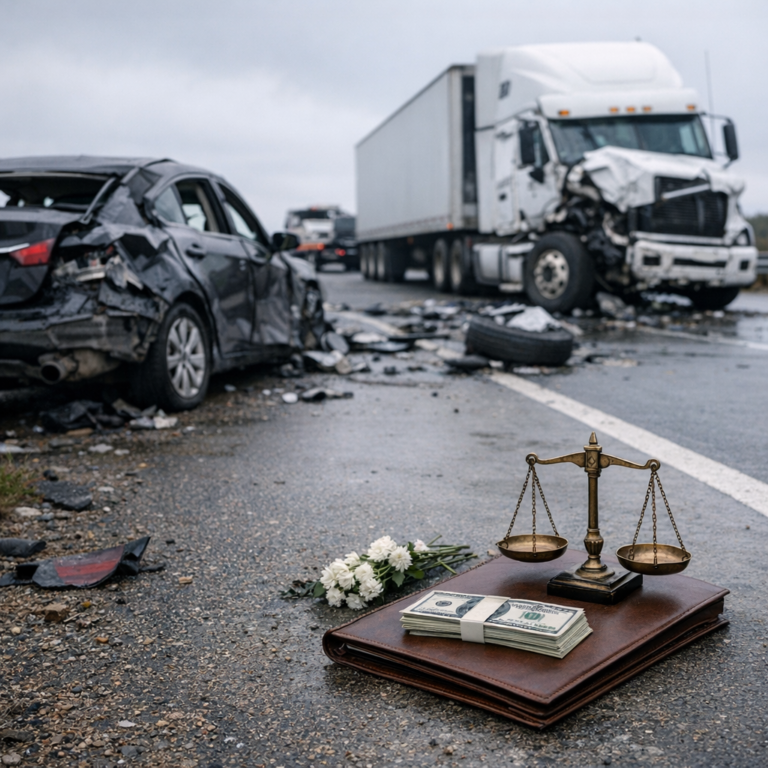 wrongful death settlement truck accident illustration for How Wrongful Death Settlements Work in Truck Accident Cases