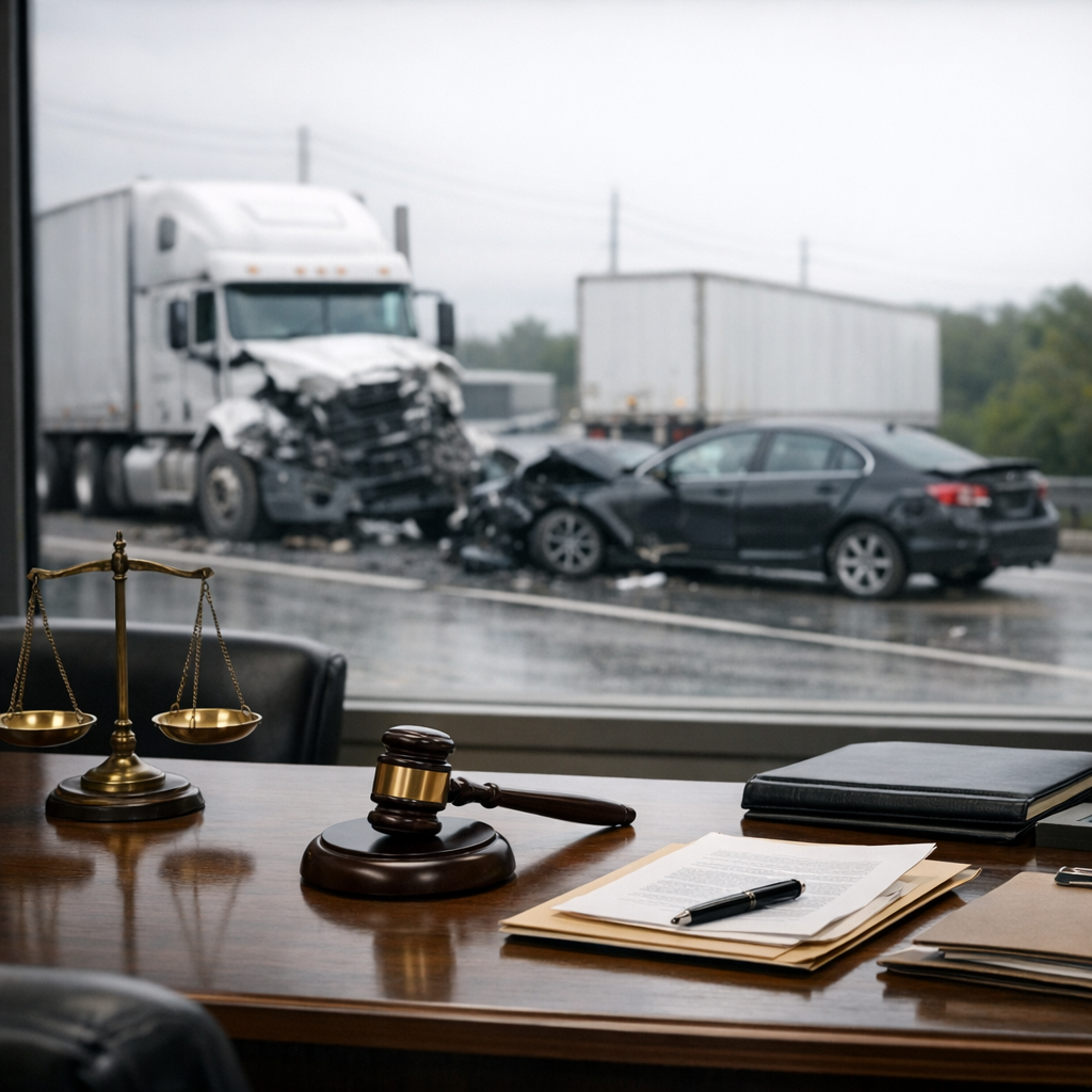 settlement conference truck accident illustration for What Happens During Settlement Conferences in Truck Accident Cases