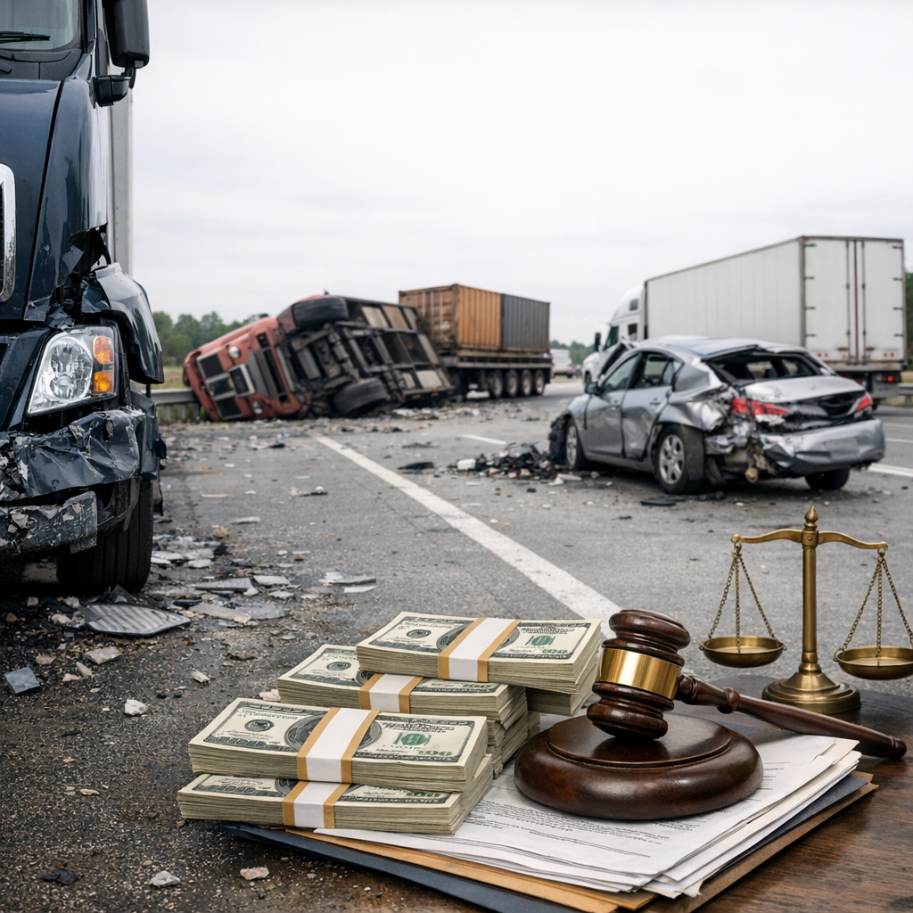 max compensation truck accident illustration for What is Maximum Compensation in Truck Accident Cases?