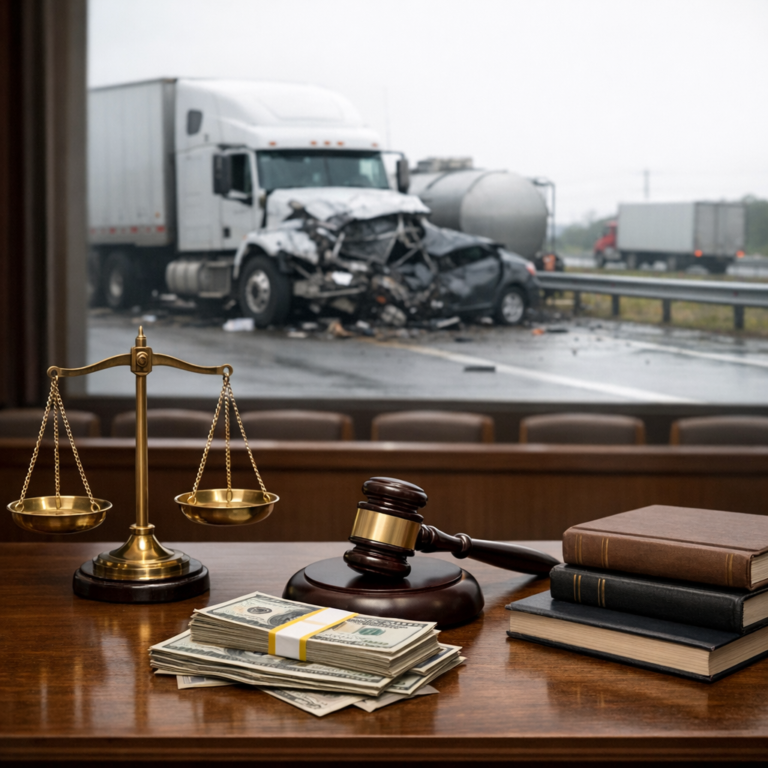jury award truck accident illustration for What is the Average Jury Award in Truck Accident Cases?