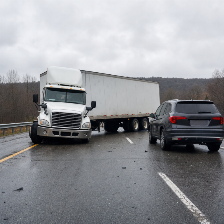 Illustration of ## Sudden Roadway Truck Accident Events: A Closer Look